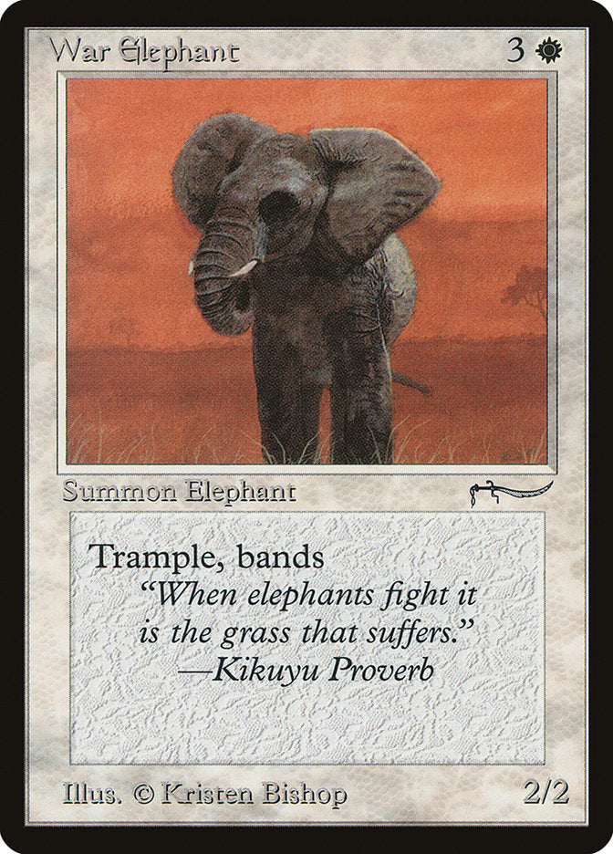 War Elephant (Light Mana Cost) [Arabian Nights] | Exor Games Dartmouth