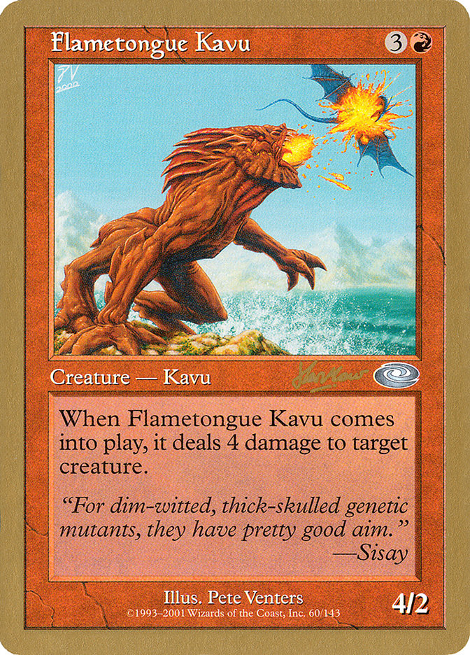 Flametongue Kavu (Sim Han How) [World Championship Decks 2002] | Exor Games Dartmouth