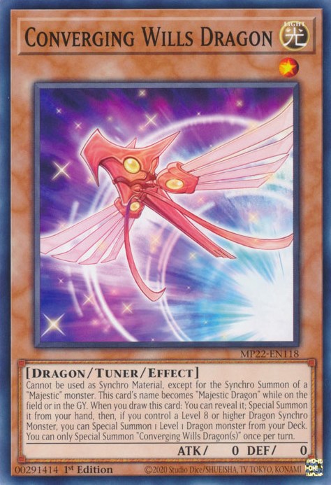 Converging Wills Dragon [MP22-EN118] Common | Exor Games Dartmouth