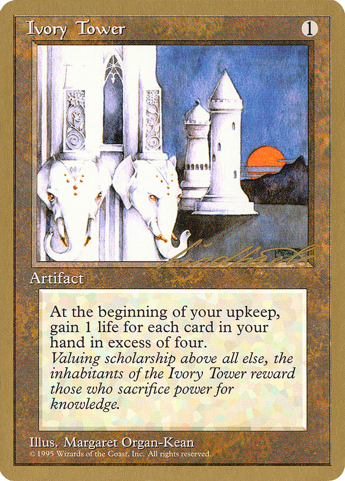 Ivory Tower (Leon Lindback) [Pro Tour Collector Set] | Exor Games Dartmouth