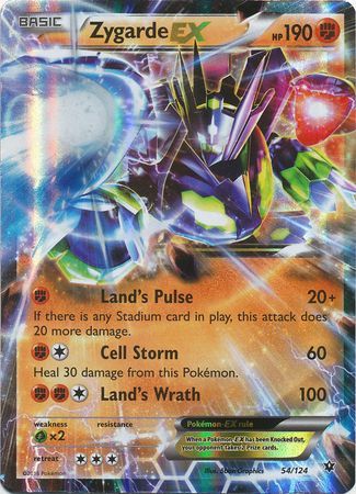 Zygarde EX (54/124) (Jumbo Card) [XY: Fates Collide] | Exor Games Dartmouth