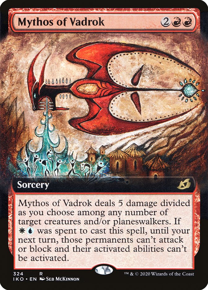 Mythos of Vadrok (Extended Art) [Ikoria: Lair of Behemoths] | Exor Games Dartmouth