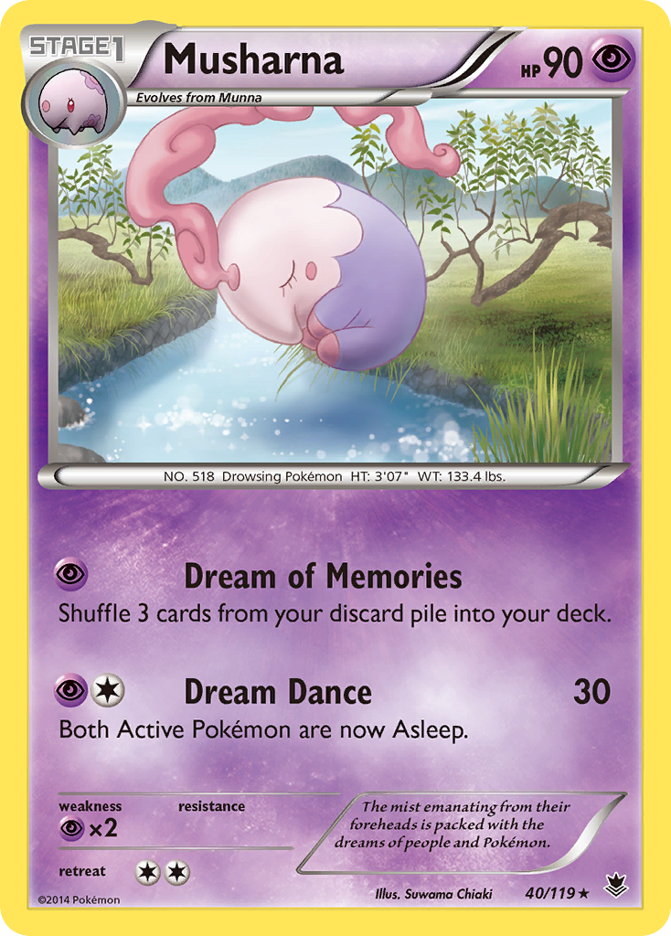 Musharna (40/119) [XY: Phantom Forces] | Exor Games Dartmouth