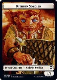 Kithkin Soldier // Pegasus Double-sided Token [Kaldheim Commander] | Exor Games Dartmouth