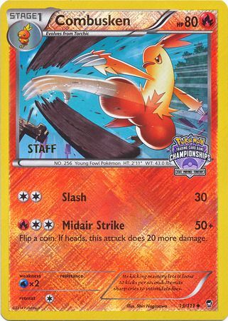 Combusken (13/111) (Championship Promo Staff) [XY: Furious Fists] | Exor Games Dartmouth