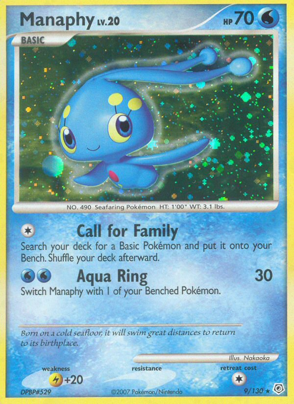 Manaphy (9/130) [Diamond & Pearl: Base Set] | Exor Games Dartmouth