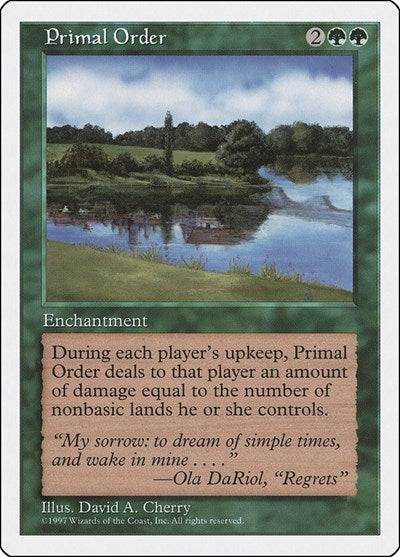 Primal Order [Fifth Edition] | Exor Games Dartmouth