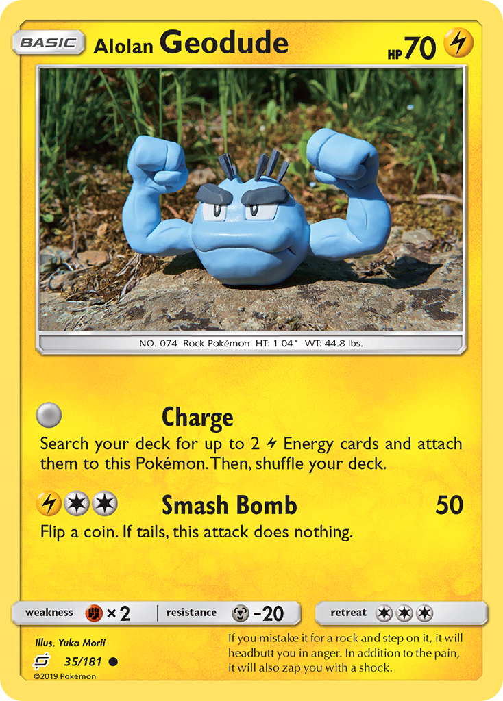 Alolan Geodude (35/181) [Sun & Moon: Team Up] | Exor Games Dartmouth