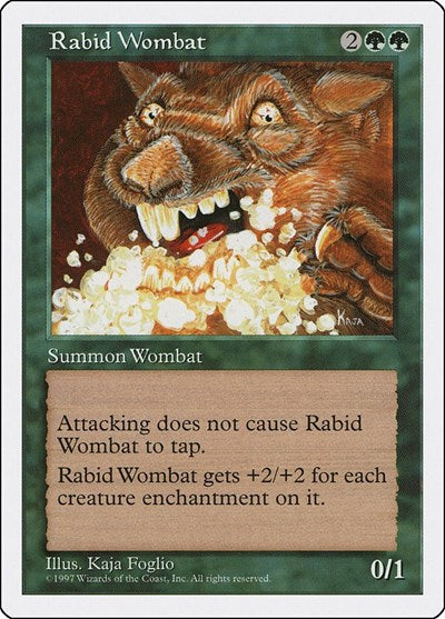 Rabid Wombat [Fifth Edition] | Exor Games Dartmouth