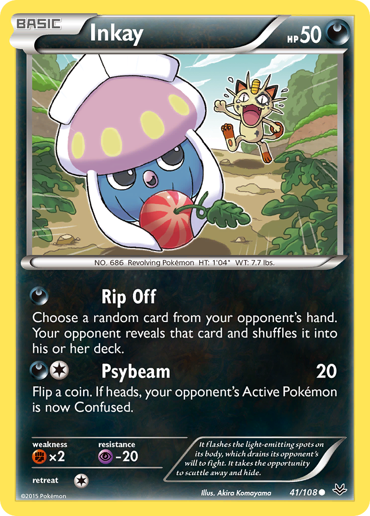 Inkay (41/108) [XY: Roaring Skies] | Exor Games Dartmouth