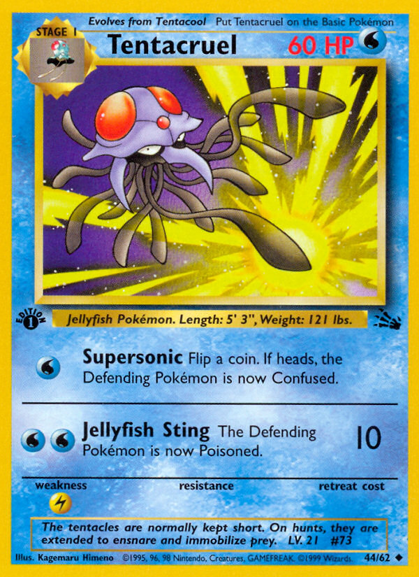 Tentacruel (44/62) [Fossil 1st Edition] | Exor Games Dartmouth