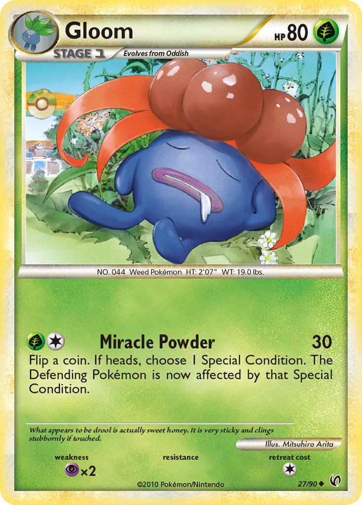 Gloom (27/90) [HeartGold & SoulSilver: Undaunted] | Exor Games Dartmouth