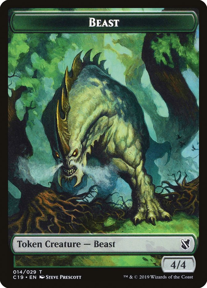 Beast (014/029) [Commander 2019 Tokens] | Exor Games Dartmouth