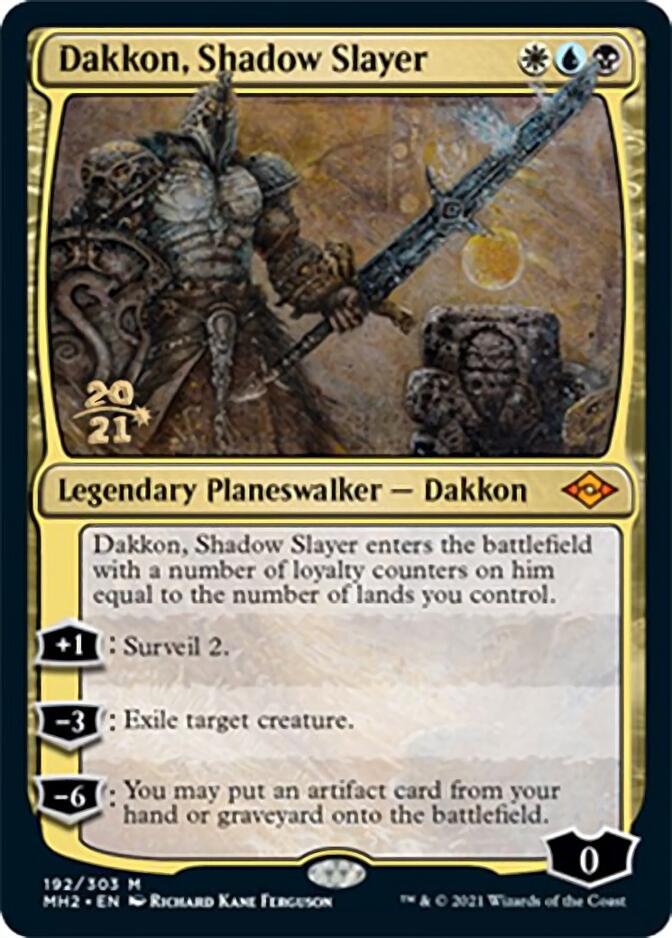 Dakkon, Shadow Slayer [Modern Horizons 2 Prerelease Promos] | Exor Games Dartmouth