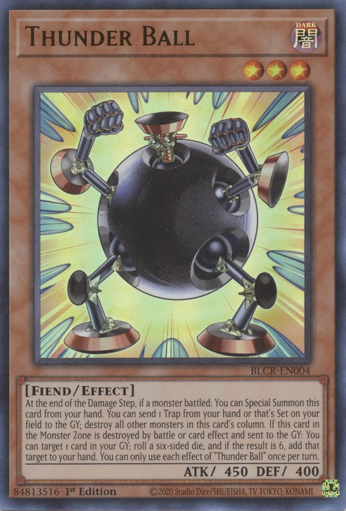 Thunder Ball [BLCR-EN004] Ultra Rare | Exor Games Dartmouth