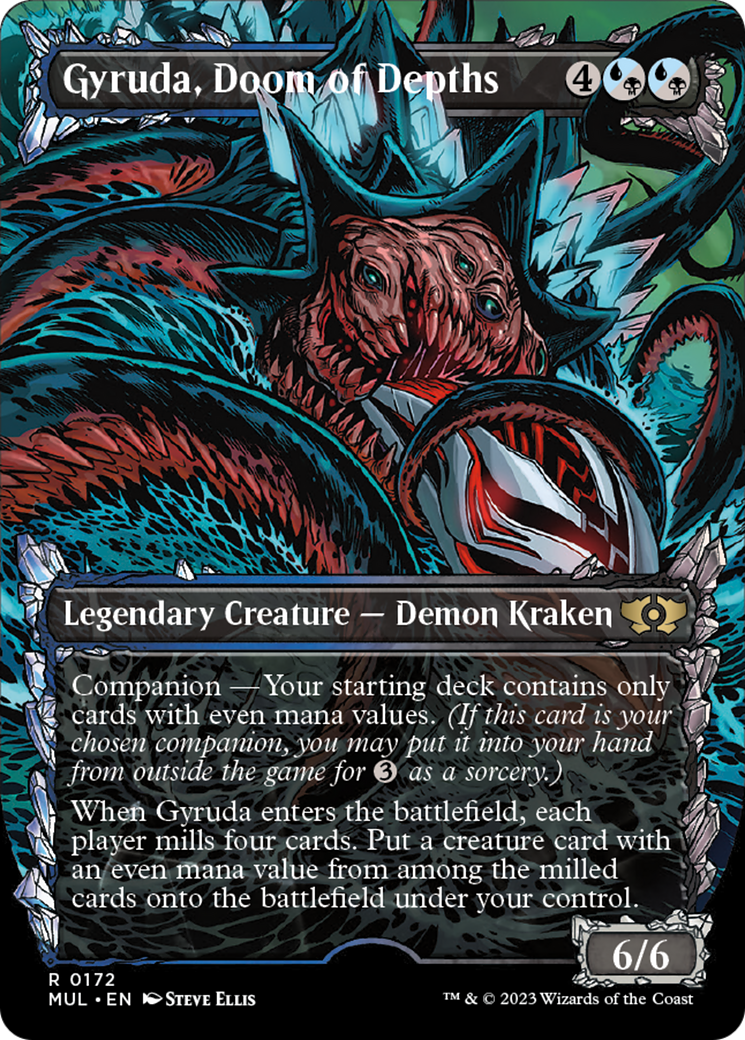 Gyruda, Doom of Depths (Halo Foil) [Multiverse Legends] | Exor Games Dartmouth