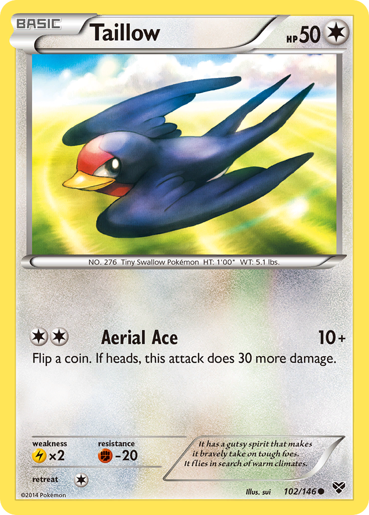 Taillow (102/146) [XY: Base Set] | Exor Games Dartmouth