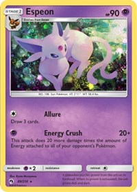 Espeon (89/214) (Cosmos Holo) (Blister Exclusive) [Sun & Moon: Lost Thunder] | Exor Games Dartmouth