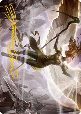 Sigarda's Splendor Art Card (Gold-Stamped Signature) [Innistrad: Midnight Hunt Art Series] | Exor Games Dartmouth