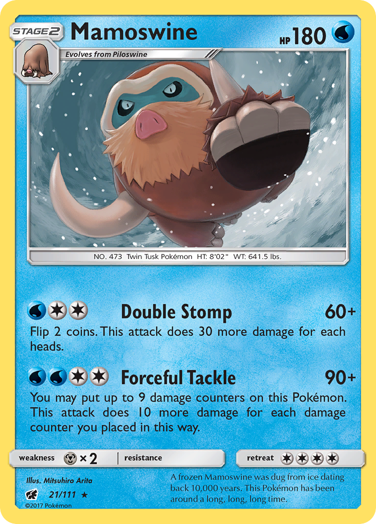 Mamoswine (21/111) [Sun & Moon: Crimson Invasion] | Exor Games Dartmouth