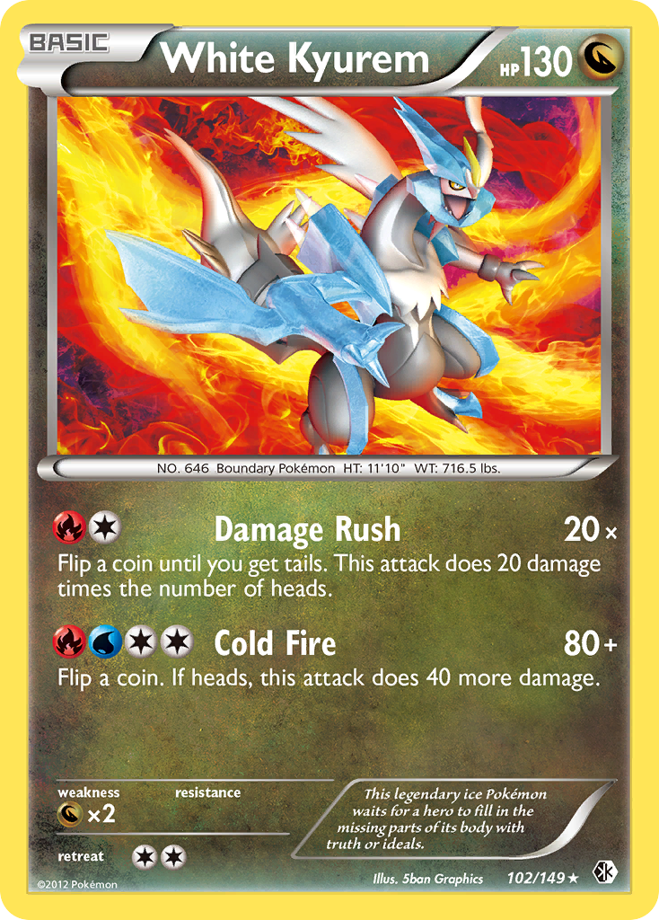 White Kyurem (102/149) [Black & White: Boundaries Crossed] | Exor Games Dartmouth