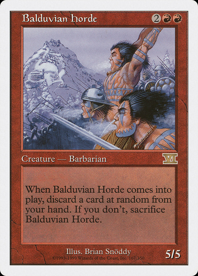 Balduvian Horde [Classic Sixth Edition] | Exor Games Dartmouth