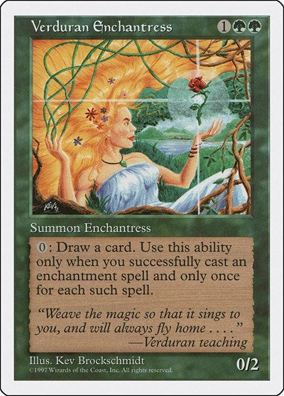 Verduran Enchantress [Fifth Edition] | Exor Games Dartmouth