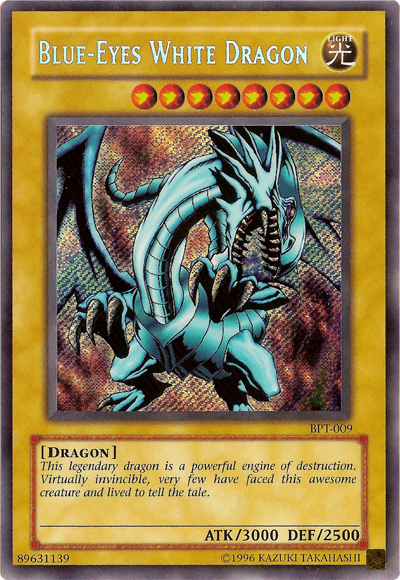 Blue-Eyes White Dragon [BPT-009] Secret Rare | Exor Games Dartmouth