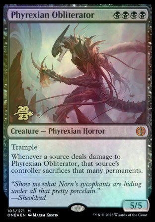 Phyrexian Obliterator [Phyrexia: All Will Be One Prerelease Promos] | Exor Games Dartmouth