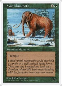 War Mammoth [Fifth Edition] | Exor Games Dartmouth