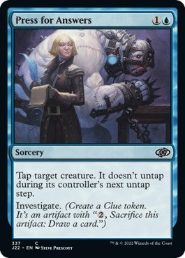 Press for Answers [Jumpstart 2022] | Exor Games Dartmouth