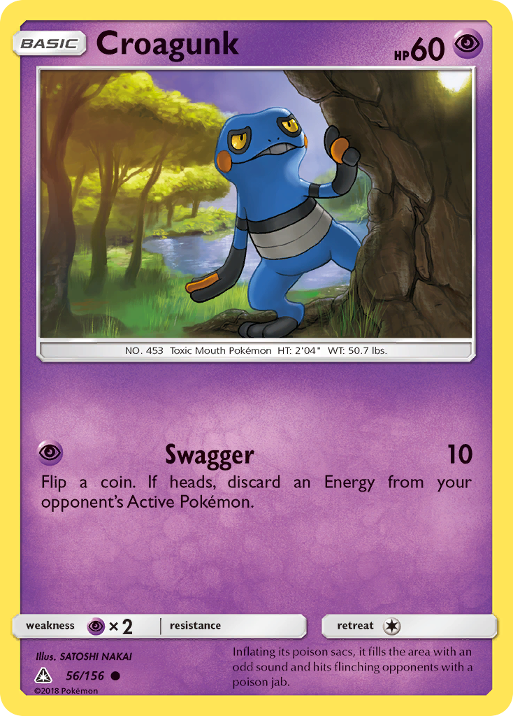 Croagunk (56/156) [Sun & Moon: Ultra Prism] | Exor Games Dartmouth