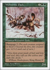 Wolverine Pack [Fifth Edition] | Exor Games Dartmouth