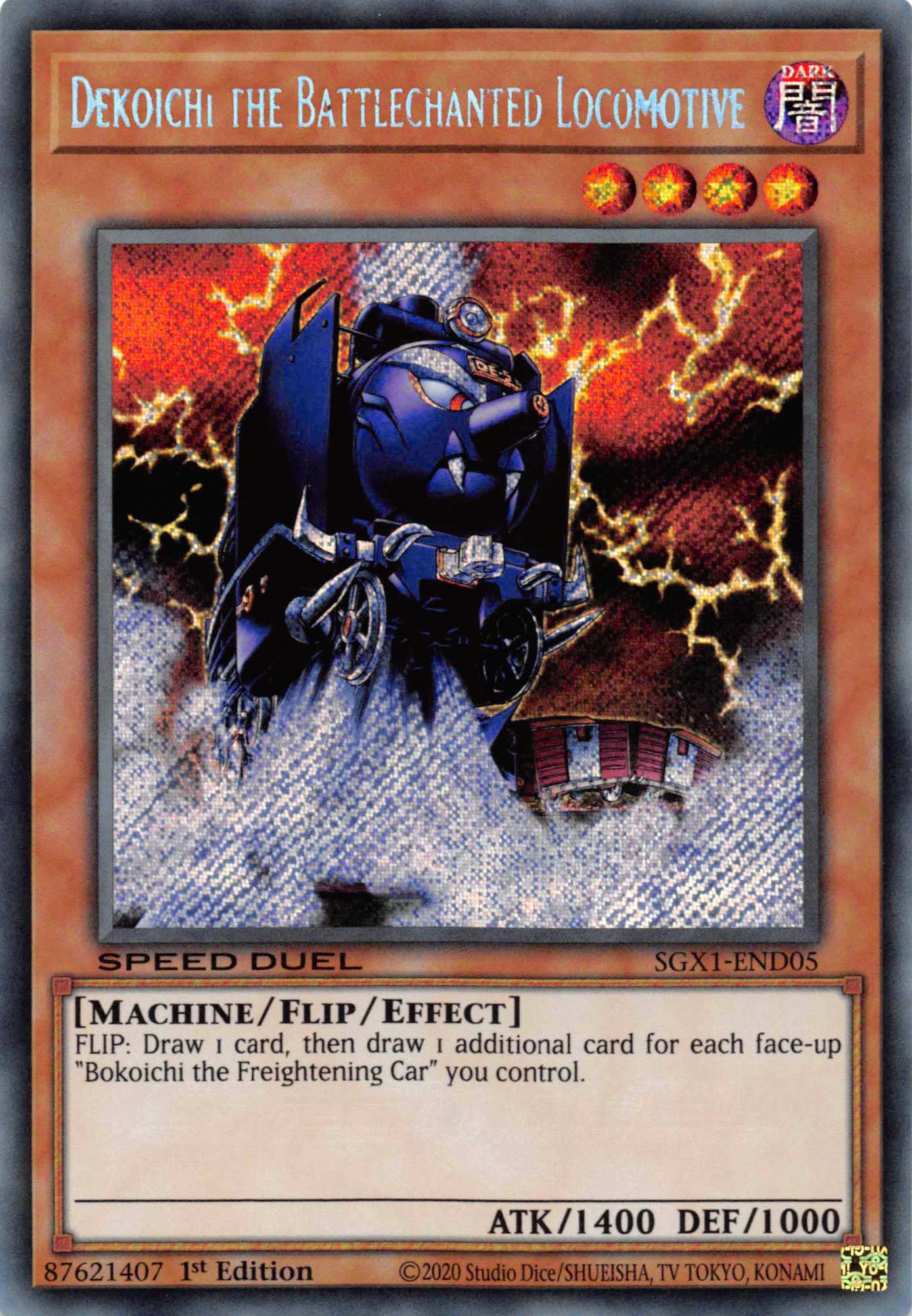 Dekoichi the Battlechanted Locomotive [SGX1-END05] Secret Rare | Exor Games Dartmouth