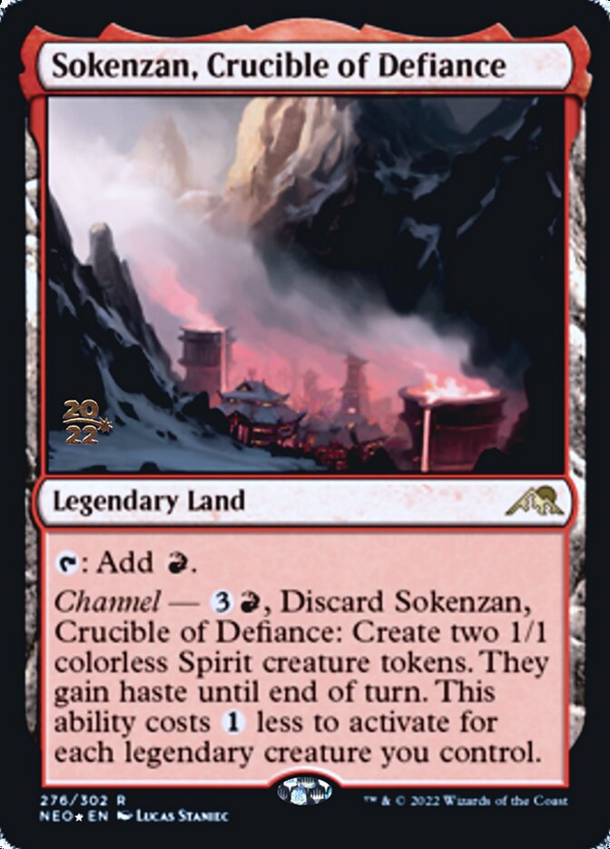 Sokenzan, Crucible of Defiance [Kamigawa: Neon Dynasty Prerelease Promos] | Exor Games Dartmouth