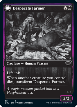 Desperate Farmer // Depraved Harvester [Innistrad: Double Feature] | Exor Games Dartmouth