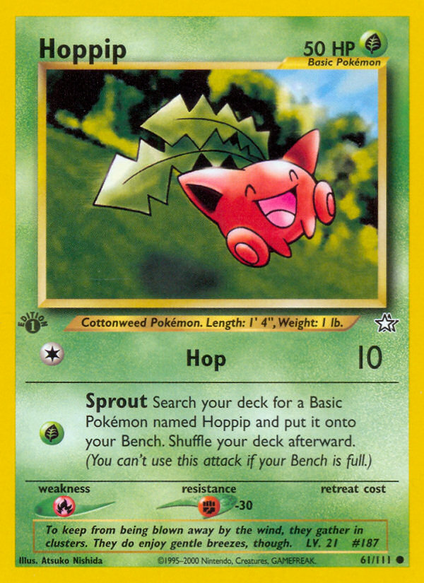 Hoppip (61/111) [Neo Genesis 1st Edition] | Exor Games Dartmouth