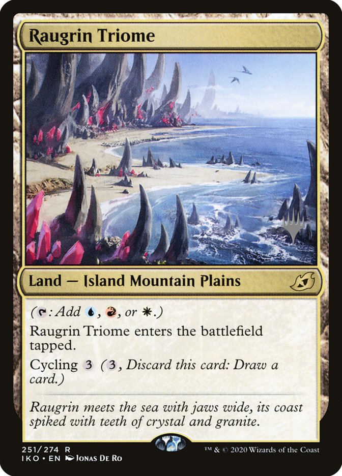 Raugrin Triome (Promo Pack) [Ikoria: Lair of Behemoths Promos] | Exor Games Dartmouth