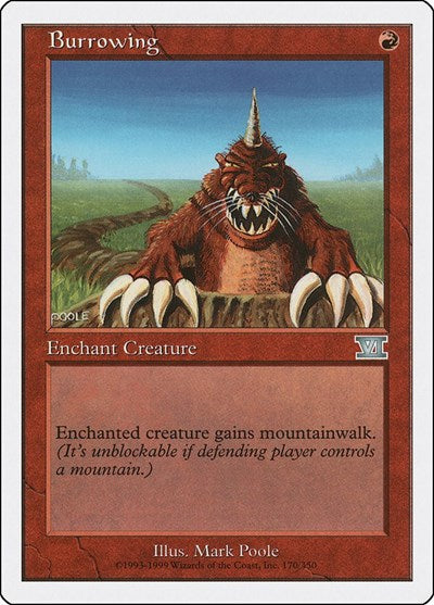 Burrowing [Classic Sixth Edition] | Exor Games Dartmouth
