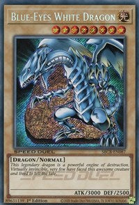Blue-Eyes White Dragon (Secret) [SBCB-EN087] Secret Rare | Exor Games Dartmouth