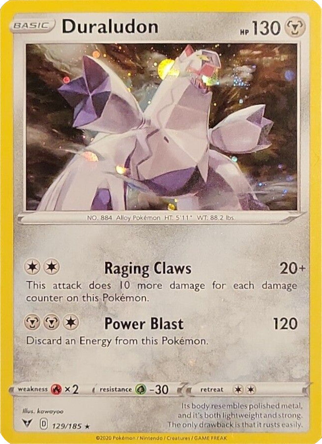 Duraludon (129/185) (Cosmos Holo) [Sword & Shield: Vivid Voltage] | Exor Games Dartmouth