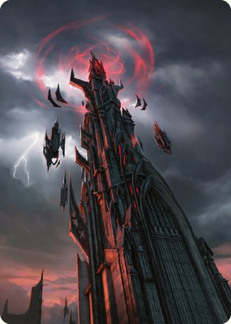 Barad-dur Art Card [The Lord of the Rings: Tales of Middle-earth Art Series] | Exor Games Dartmouth