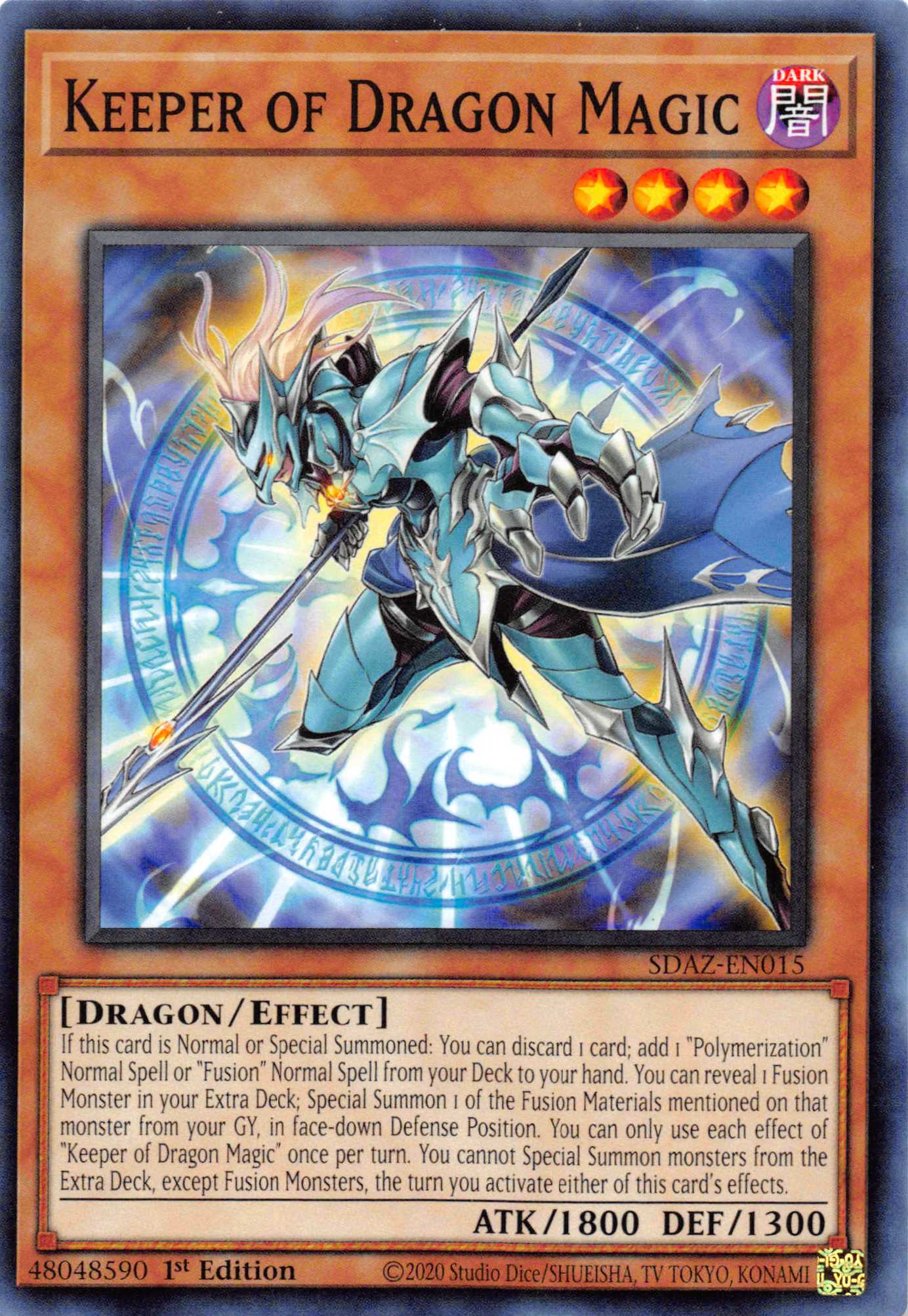 Keeper of Dragon Magic [SDAZ-EN015] Common | Exor Games Dartmouth