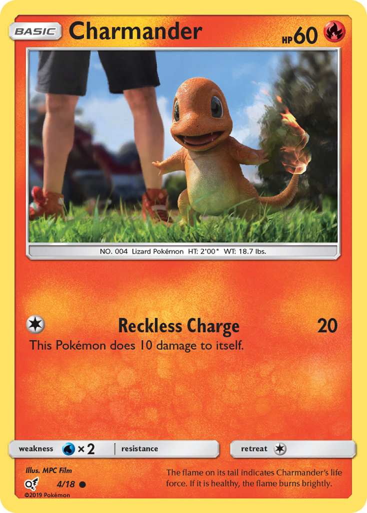 Charmander (4/18) [Sun & Moon: Detective Pikachu] | Exor Games Dartmouth