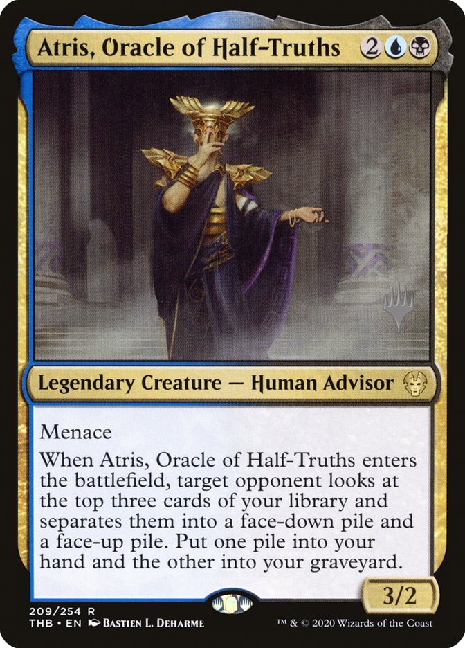 Atris, Oracle of Half-Truths (Promo Pack) [Theros Beyond Death Promos] | Exor Games Dartmouth