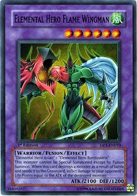 Elemental Hero Flame Wingman [DP1-EN010] Super Rare | Exor Games Dartmouth