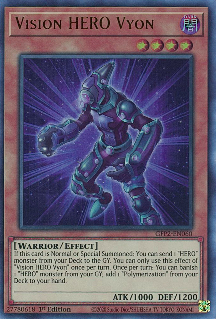 Vision HERO Vyon [GFP2-EN060] Ultra Rare | Exor Games Dartmouth