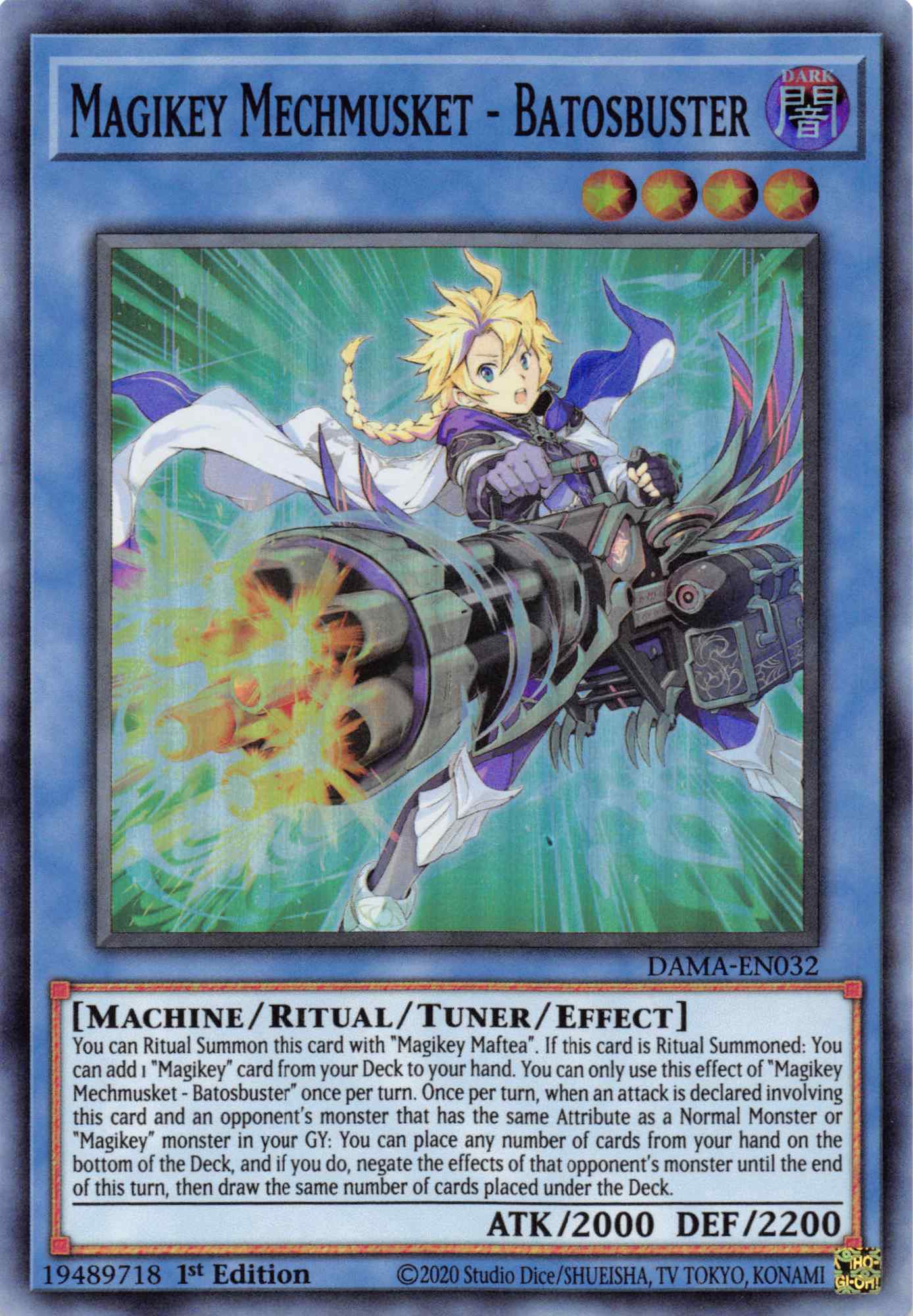 Magikey Mechmusket - Batosbuster [DAMA-EN032] Super Rare | Exor Games Dartmouth