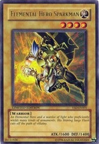 Elemental HERO Sparkman [YSD-ENS01] Ultra Rare | Exor Games Dartmouth