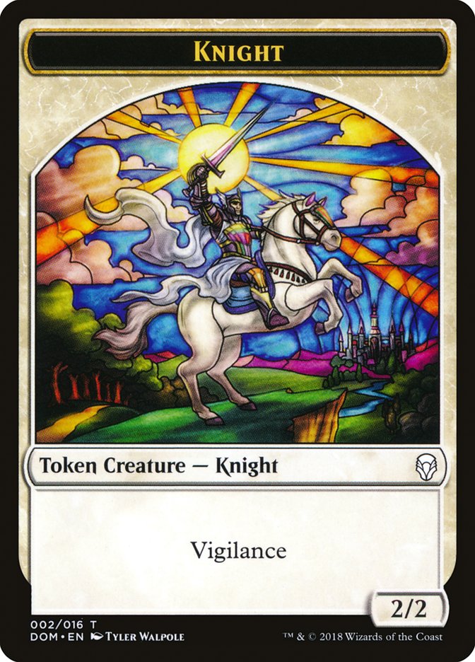 Knight (002/016) [Dominaria Tokens] | Exor Games Dartmouth